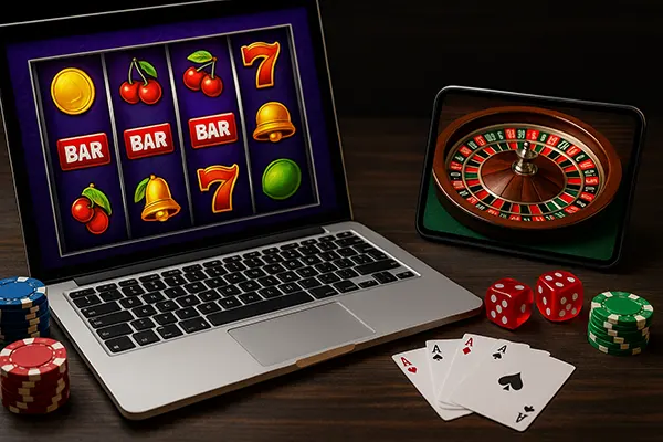 Pokerchips und Handy